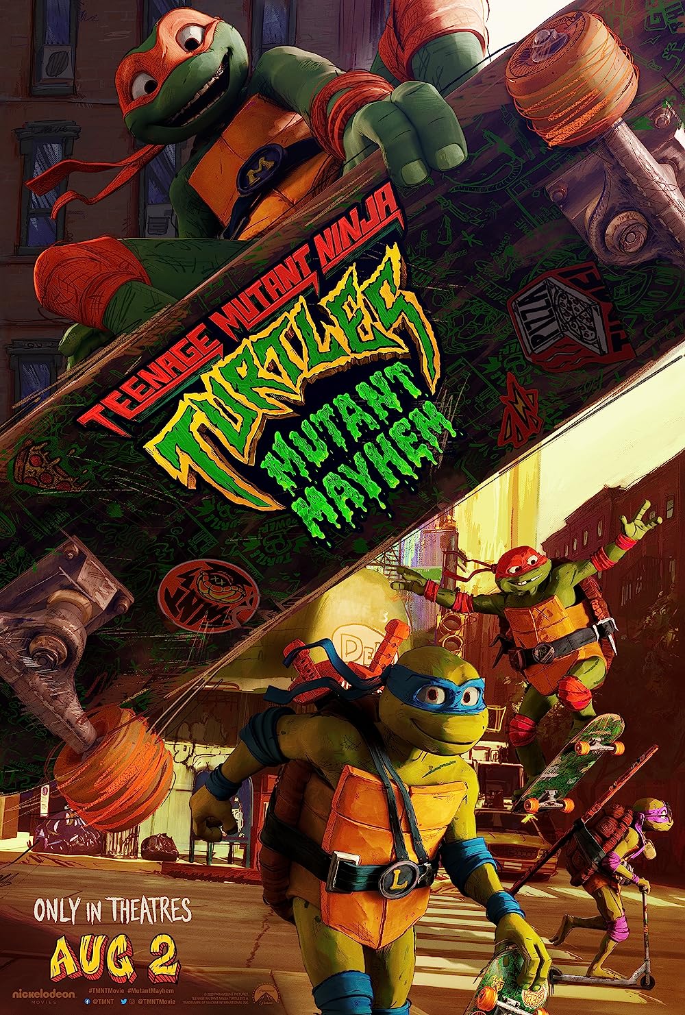 รีวิวหนัง “Teenage Mutant Ninja Turtles: Mutant Mayhem”